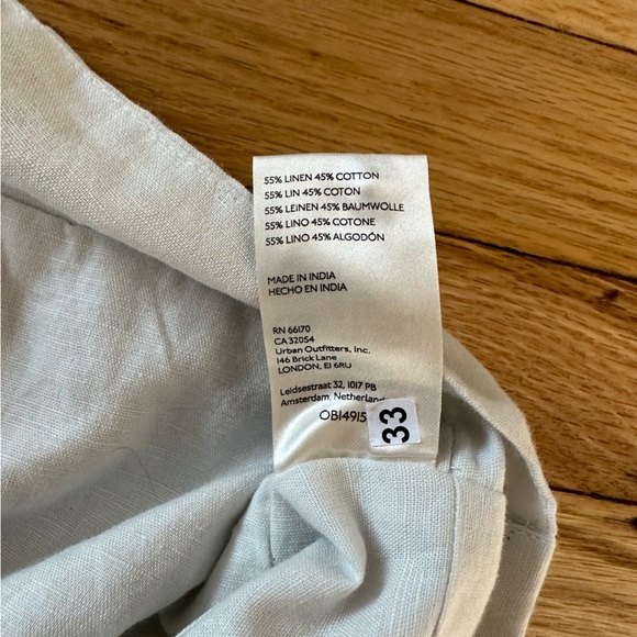 NWT Anthropologie Maeve white linen blend bustier crop top size M - Picture 5 of 8